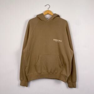 Essentials Men's Fear Of God Hoodie in Oak Small